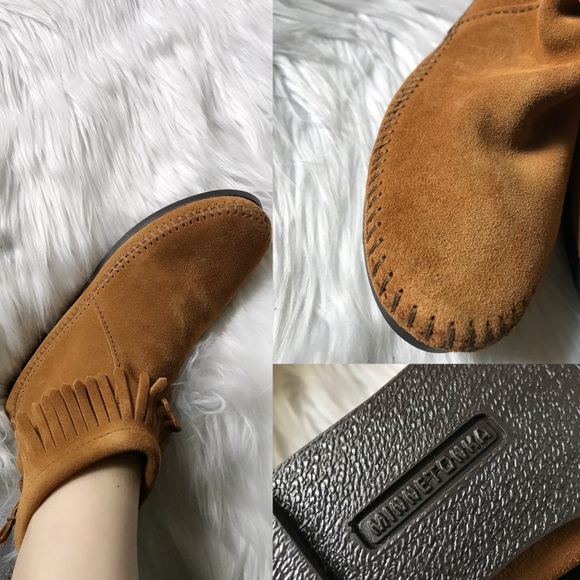 minnetonka back zip hardsole boot